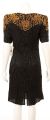 Knee Length Sequined Gown back