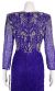 Full Length Formal Beaded Gown back
