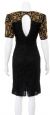 Flying Hearts Hand Beaded/Sequined Dress back