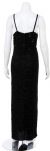 Hand Beaded/Sequined Dress with Frontal Slit back