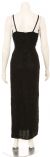Dark Night Hand Beaded Long Formal Dress back