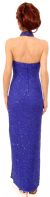 Halter Neck Sequined Formal Cocktail Dress back