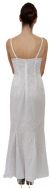 Full Length Beaded Formal Dress back