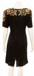 Blooming Sequined Flowered Short Dress back