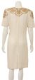 Flower Sequin Pattern Half Sleeves Knee Length BeadedDress back