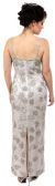 V-neck Spaghetti Straps Long Beaded Formal Dress  back