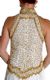 A-Line Halter Neck Beaded Dress. back