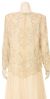 Long Sleeve Full Length Sequined Gown back
