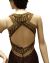 Elegant Back U-neck Beaded Formal Long Dress  back
