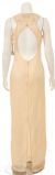 Full Length Sleeveless Formal Dress back