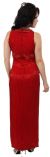 Semi See Thru Waist Beaded Formal Dress back