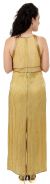 Sheer Waistline & Back Beaded Formal Evening Dress back