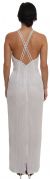 Transparent Top an Long Evening Dress back