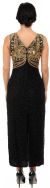 Holed Beadwork Sleeveless Formal Dress back
