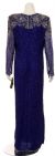 Fully Sequined Designed Evening Gown back