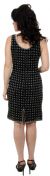 Sleeveless Short Handbeaded Formal Evening Dress back