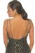 Double Back Strap Long Dress back in Black/Silver