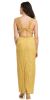 Criss Cross Back Sequin Beaded Pageant Evening Gown back