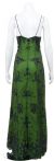 Formal Dress with Hand Beaded Floral Design back