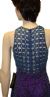 Sleeveless Formal Evening Dress with Exquisite Mesh design back in Purple/Blue