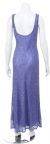 Pull over Hand Beaded Long Formal Dress with Open Back back