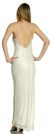 V-Neck Fully Beaded Crossed Back Cocktail Dress back in Ivory