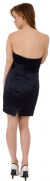 Satin Mini Bridesmaid Cocktail dress  back in Black