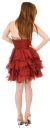 Strapless Silk Chiffon Prom Dress with Stones back