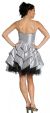 Spaghetti Party Dress with Ruffled Skirt back