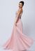Sleeveless Beaded Prom Dress with High Neckline back