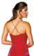 Two-Tone Satin Prom Dress with Criss-Cross Back back