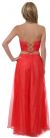 Criss Crossed Strapless 2 pc Dress back