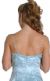 Spaghetti Strapped Flower Beaded Prom Dress back
