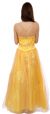 Crossed Back and Beaded Long Prom Gown back