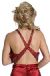 V-Strapped Beaded Long Formal Prom Dress back