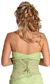 Ruffled and See-Thru Formal Prom Dress back
