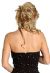Ruffled Strapless Short Prom Dress back