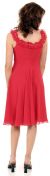 Ruffled Short Cocktail Prom Dress back
