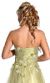 Miniature Flower Strapless  A-Line Prom Dress back
