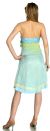 Short Wrap-around Prom Dress back