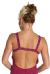 Front Keyhole with Open Back Fully Beaded Formal Gown back in Cranberry