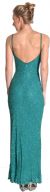 Fully Beaded Slim Cut Formal Dress back in Green color