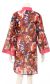 Long Sleeve Floral Print Pink Summer Dress back