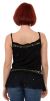 Ruffled and Beaded Spaghetti Strapped Top back