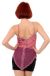 Asymmetric Embellished English Net Top back