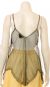 Spaghetti Strapped Sheer Sequined Top back in Gray
