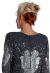 Floral Hand Beaded Formal Dress back