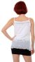 Ruffled and Beaded Spaghetti Strapped Top back