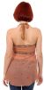 Halter Neck Sequined Top with Round Beadwork Patch back