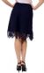 Bead Embellished Knee Length Skirt  back